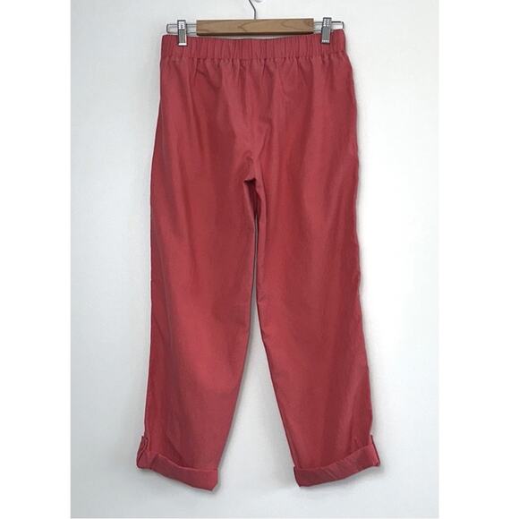 TALBOTS Drawstring Cuffed Pants in Washed Red - Picture 6 of 11
